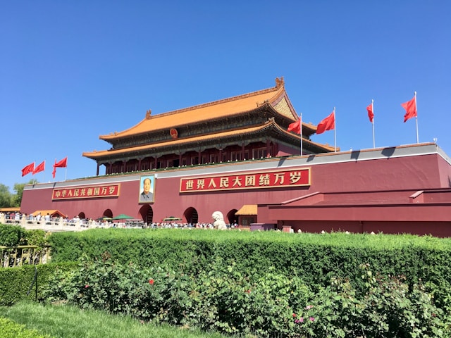 Praça da Paz Pequim, China

